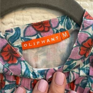 NWOT Oliphant Pintuck Dress Size Medium.